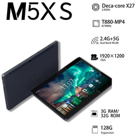 ALLDOCUBE M5XS 10.1 inch Phablet Android 8.0 4G LTE MTKX27 10 Core Phone Call Tablets PC 1920*1200 FHD IPS 3GB RAM 32G