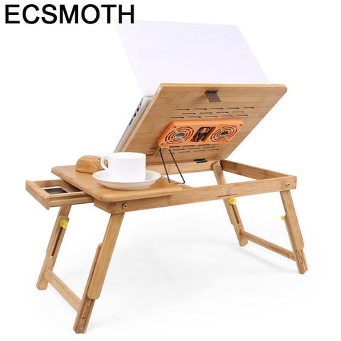 Office Escritorio Mesa Notebook Support Ordinateur Portable Pliante Bamboo Bedside Tablo Laptop Computer Desk Study Table