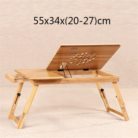 Office Escritorio Mesa Notebook Support Ordinateur Portable Pliante Bamboo Bedside Tablo Laptop Computer Desk Study Table