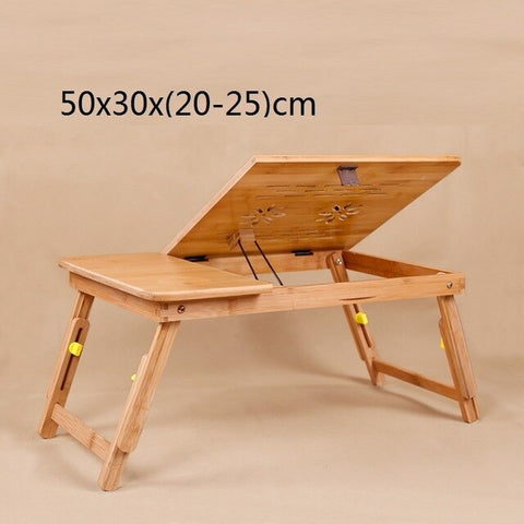 Office Escritorio Mesa Notebook Support Ordinateur Portable Pliante Bamboo Bedside Tablo Laptop Computer Desk Study Table