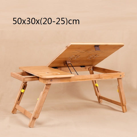 Office Escritorio Mesa Notebook Support Ordinateur Portable Pliante Bamboo Bedside Tablo Laptop Computer Desk Study Table