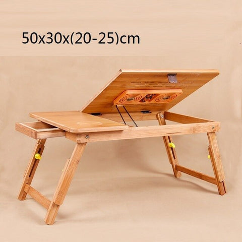 Office Escritorio Mesa Notebook Support Ordinateur Portable Pliante Bamboo Bedside Tablo Laptop Computer Desk Study Table