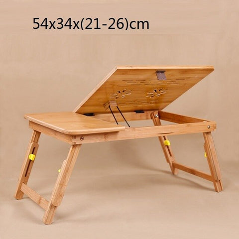 Office Escritorio Mesa Notebook Support Ordinateur Portable Pliante Bamboo Bedside Tablo Laptop Computer Desk Study Table