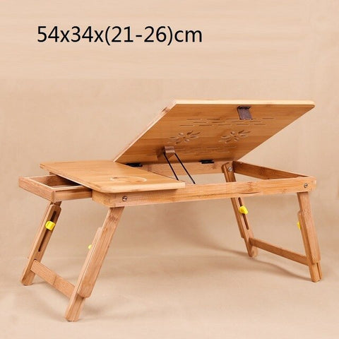 Office Escritorio Mesa Notebook Support Ordinateur Portable Pliante Bamboo Bedside Tablo Laptop Computer Desk Study Table