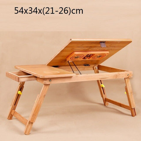 Office Escritorio Mesa Notebook Support Ordinateur Portable Pliante Bamboo Bedside Tablo Laptop Computer Desk Study Table