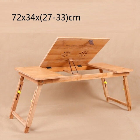 Office Escritorio Mesa Notebook Support Ordinateur Portable Pliante Bamboo Bedside Tablo Laptop Computer Desk Study Table