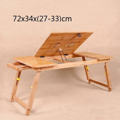 Office Escritorio Mesa Notebook Support Ordinateur Portable Pliante Bamboo Bedside Tablo Laptop Computer Desk Study Table