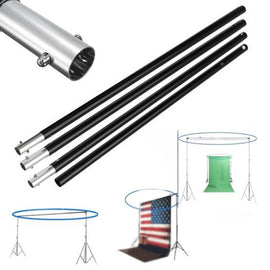 3m/10Ft Adjustable Detachable Photo Background Cloth Support Photography Studio Backdrop Stand Portable Crossbar Kit