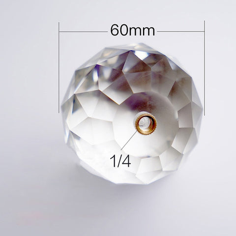 Vlogger Photography Crystal Ball Lens Optical Glass Magic Photo Ball 1/4'' Glow Effect Decorative Photography Studio Accessories