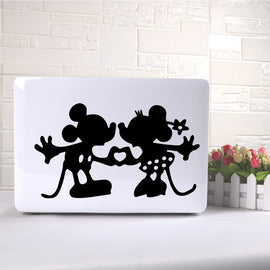 Cute Mickey And Minnie Vynil laptop Sticker Ordinateur Portable laptop Skin decorations