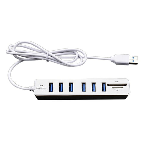 Mini USB Hub 3.0 Multi USB 3.0 Hub USB Splitter 3 Port Hub With TF SD Card Reader 6 Port 2.0 Hab Adapter For PC Accessories