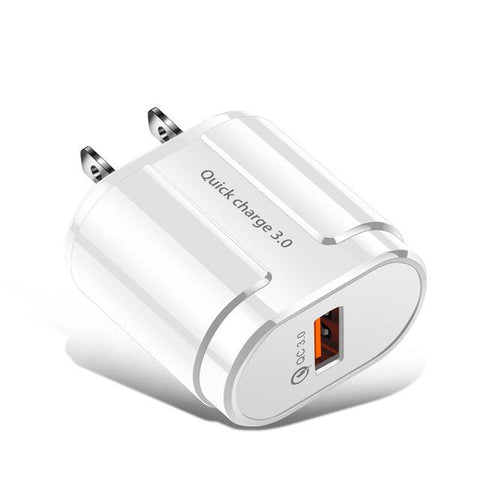 GTWIN 3A Quick Charger USB Charger EU Wall Mobile Phone Charger Adapter for iPhone 11 Pro QC3.0 Fast Charging for Samsung Xiaomi